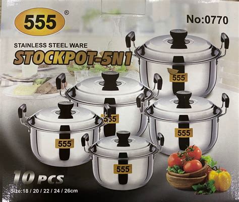 555 Cookware Prices in the Philippines in April, 2024.